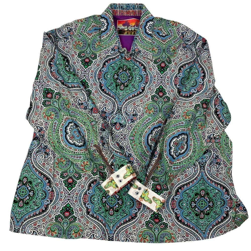 Robert Graham Button Down Shirt | Men XXL - Picture 2 of 11